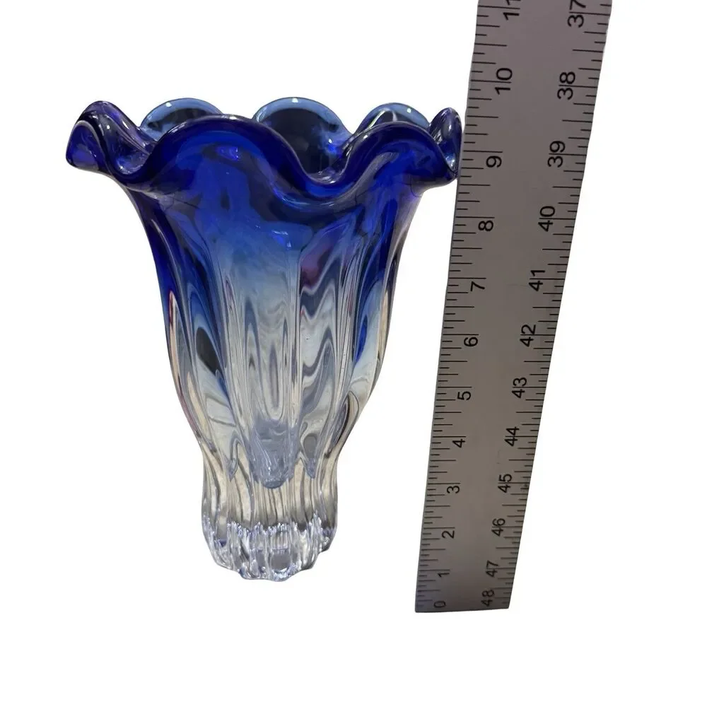 Shannon Freeform Crystal Collection Vase 9.5
